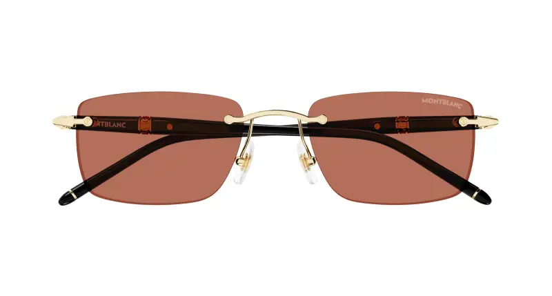 Montblanc Occhiali da sole Uomo Arancione 3533976 miniatura 2