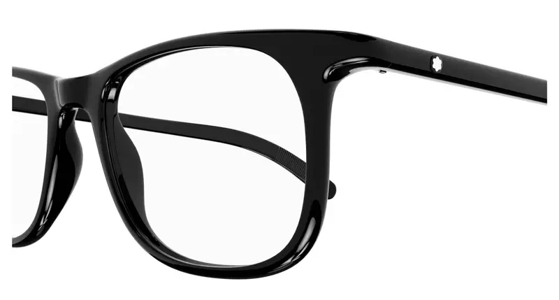 Montblanc Uomo MB0351O 001 Montature da vista Nero Trasparente Squadrata miniatura 2