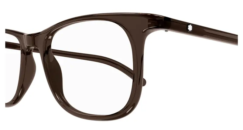 Montblanc Uomo MB0351O 002 Montature da vista Marrone Trasparente Squadrata miniatura 2