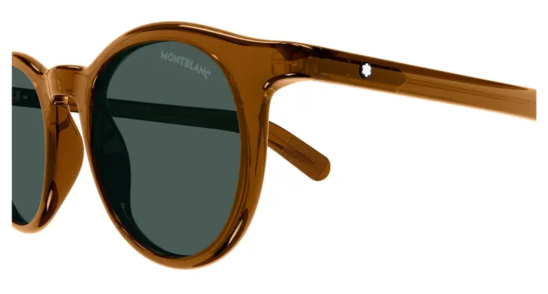 Mont blanc Occhiali da sole Uomo Marrone 886869 miniatura 2