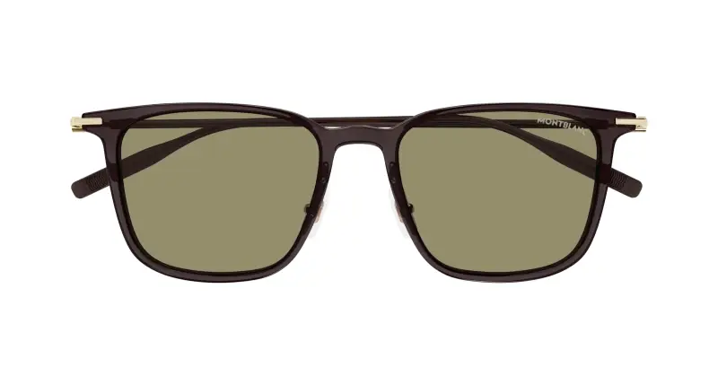 Montblanc Occhiali da sole Uomo Marrone 3531252 miniatura 2