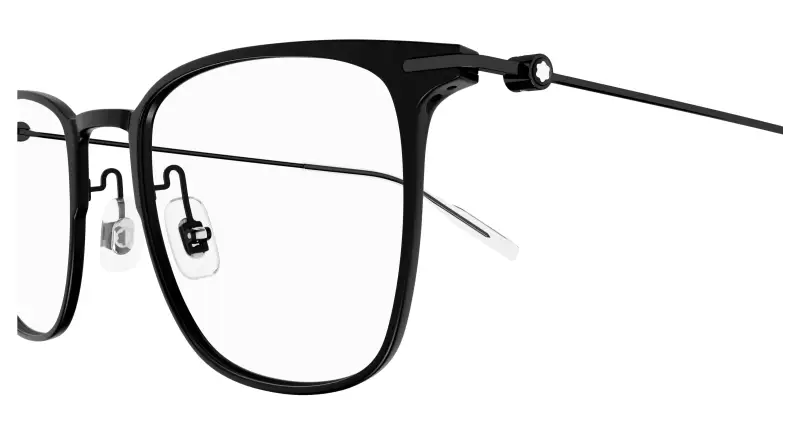 Uomo MB0356O 007 Montature da vista Nero Trasparente Squadrata miniatura 3