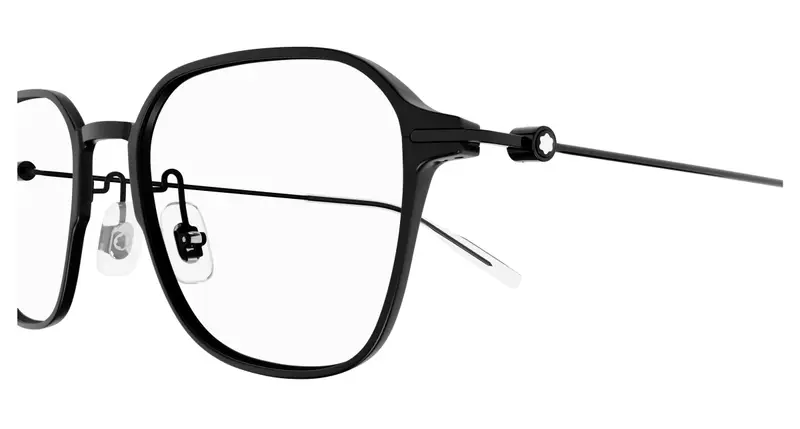 Montblanc Uomo MB0358O 002 Montature da vista Nero Trasparente Squadrata miniatura 2