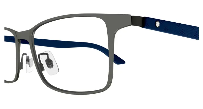 Uomo MB0361O 005 Montature da vista Metallo Rutenio Trasparente Squadrata miniatura 3