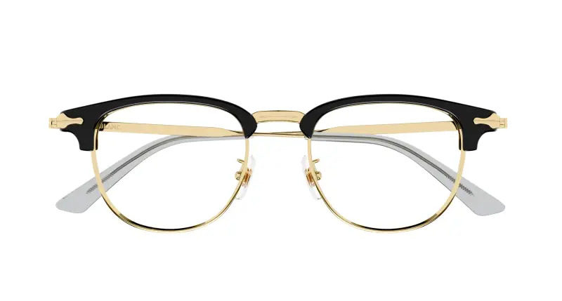 Uomo MB0364O 001 Montature da vista Metallo Nero Trasparente Squadrata miniatura 2