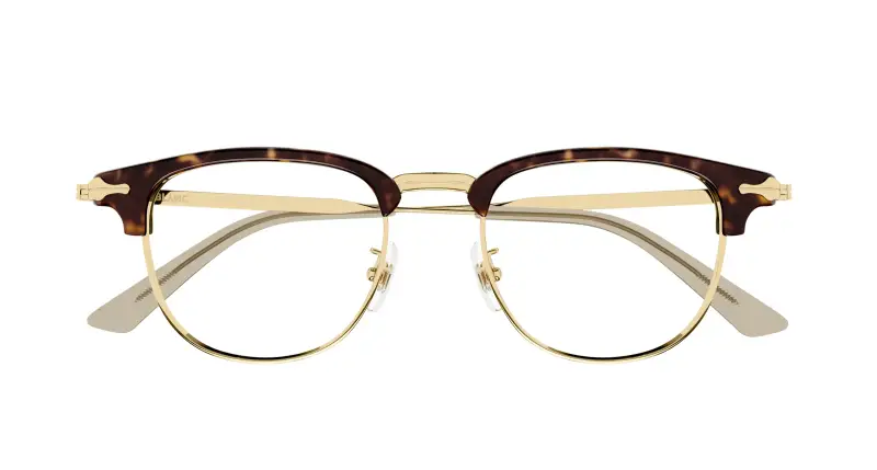 Uomo MB0364O 002 Montature da vista Metallo Havana Trasparente Squadrata miniatura 2