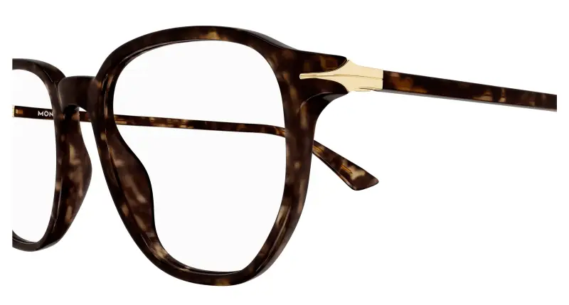 Uomo MB0366O 002 Montature da vista Acetato Havana Trasparente Squadrata miniatura 3