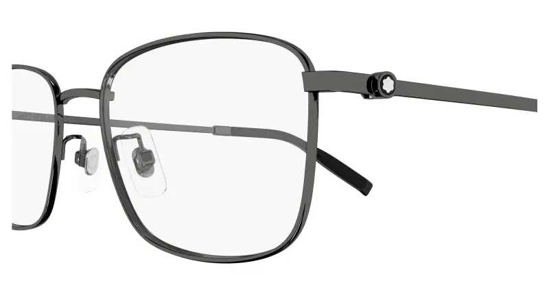 Uomo MB0373OA 003 Montature da vista Titanio Rutenio Trasparente Squadrata miniatura 3