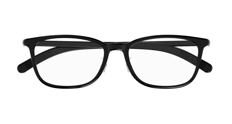 Uomo MB0376OJ 001 Montature da vista Nero Trasparente Squadrata miniatura 2