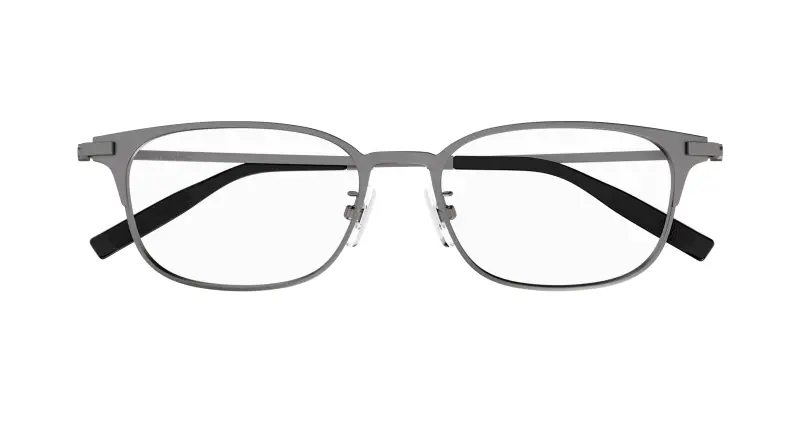 Uomo MB0377OJ 003 Montature da vista Metallo Rutenio Trasparente Squadrata miniatura 2