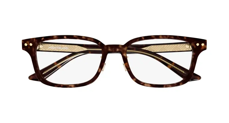 Uomo MB0379OJ 002 Montature da vista Acetato Havana Trasparente Squadrata miniatura 2