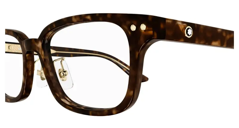 Uomo MB0379OJ 002 Montature da vista Acetato Havana Trasparente Squadrata miniatura 3