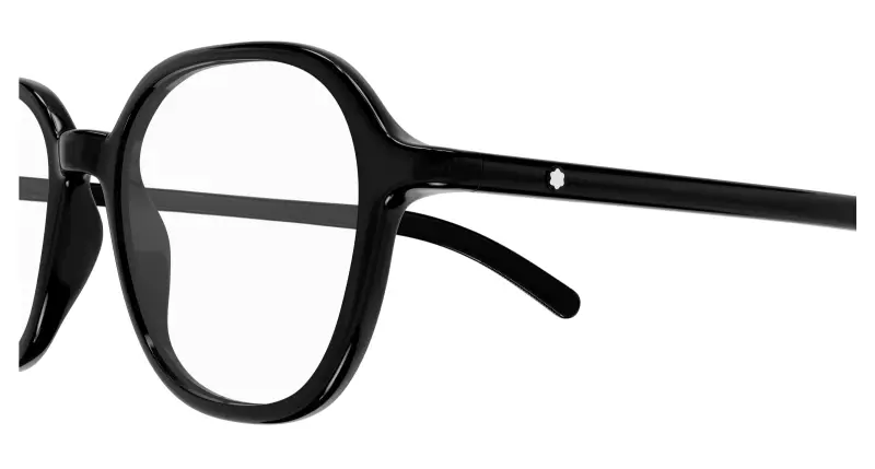 Uomo MB0387O 001 Montature da vista Nero Trasparente Rotonda miniatura 3