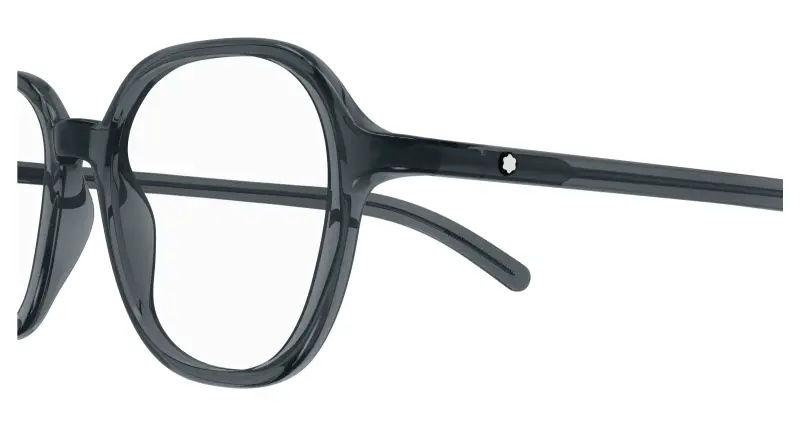 Uomo MB0387O 002 Montature da vista Grigio Trasparente Rotonda miniatura 3