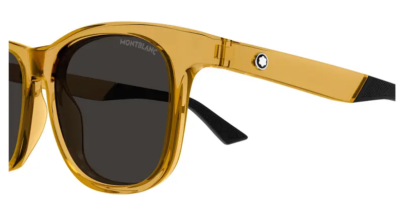 Mont blanc Occhiali da sole Uomo Giallo 886898 miniatura 2