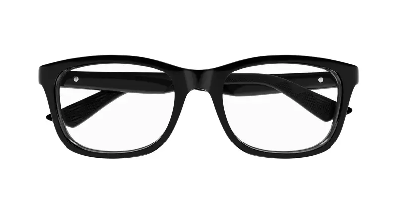 Uomo MB0401O 001 Montature da vista Iniettato Nero Trasparente Squadrata miniatura 2