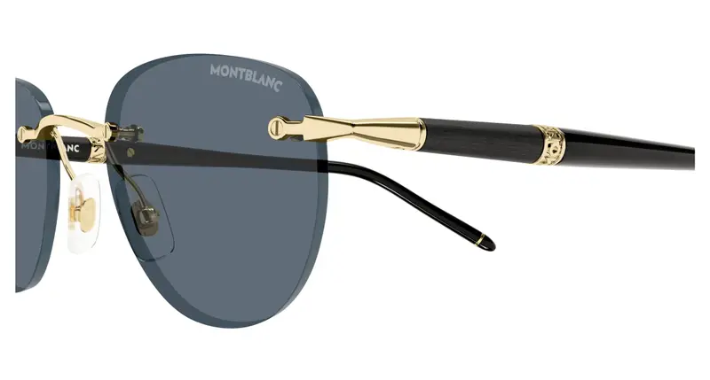 Mont blanc Occhiali da sole Uomo Grigio 886882 miniatura 2