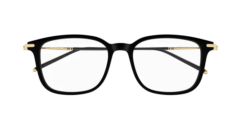 Uomo MB0413OA 002 Montature da vista Acetato Nero Trasparente Cat Eye miniatura 2