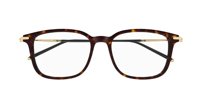 Uomo MB0413OA 003 Montature da vista Acetato Havana Trasparente Cat Eye miniatura 2