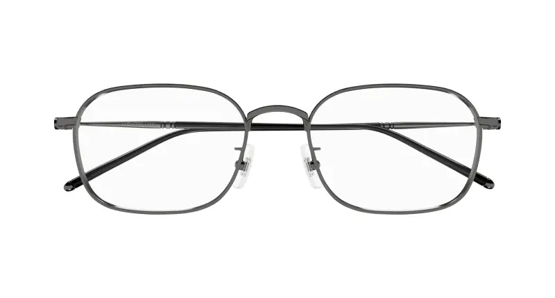 Uomo MB0414OA 001 Montature da vista Titanio Rutenio Trasparente Squadrata miniatura 2