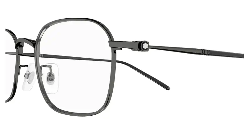 Uomo MB0414OA 001 Montature da vista Titanio Rutenio Trasparente Squadrata miniatura 3