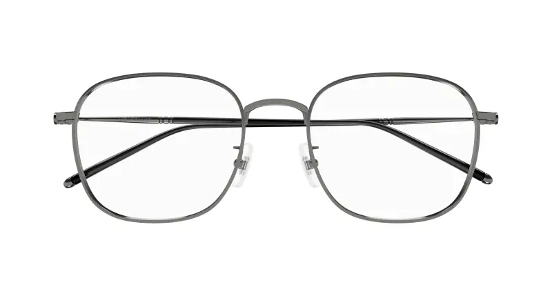 Uomo MB0415OA 001 Montature da vista Titanio Rutenio Trasparente Squadrata miniatura 2