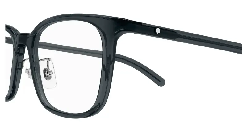 Uomo MB0418OJ 002 Montature da vista Grigio Trasparente Squadrata miniatura 3