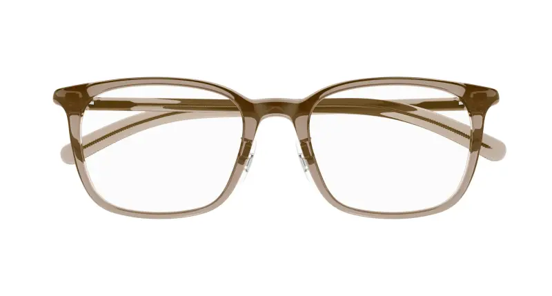 Uomo MB0418OJ 004 Montature da vista Marrone Trasparente Squadrata miniatura 2