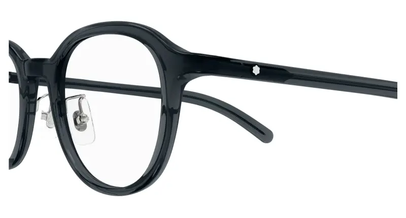 Uomo MB0419OJ 002 Montature da vista Grigio Trasparente Rotonda miniatura 3