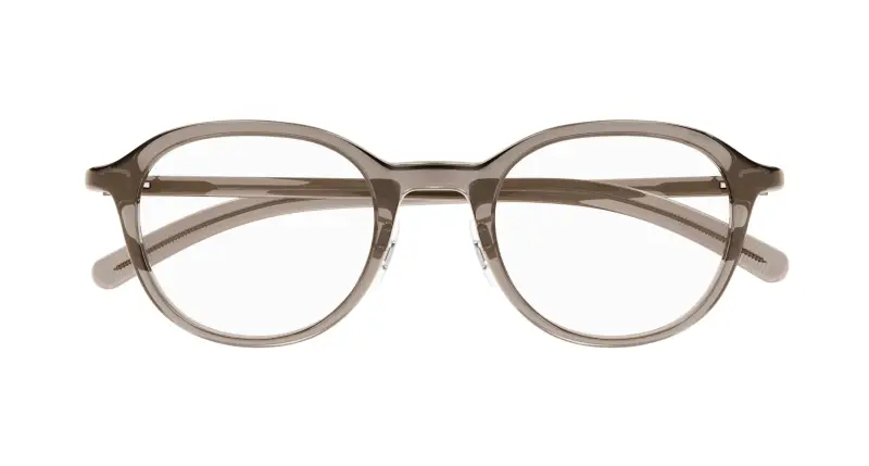 Uomo MB0419OJ 004 Montature da vista Marrone Trasparente Rotonda miniatura 2