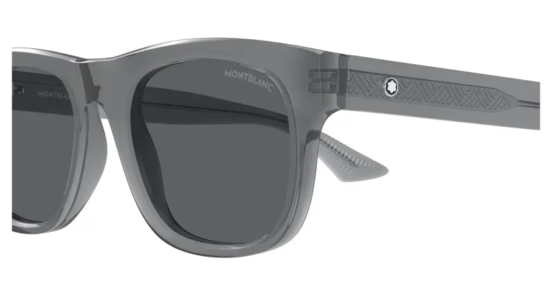 Montblanc Occhiali da sole Uomo Grigio 3530005 miniatura 3