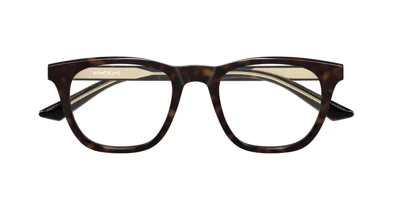 Uomo MB0422O 008 Montature da vista Acetato Havana Trasparente Squadrata miniatura 2