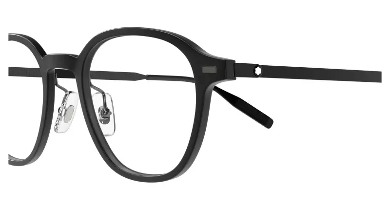 Uomo MB0427O 002 Montature da vista Nero Trasparente Rotonda miniatura 3