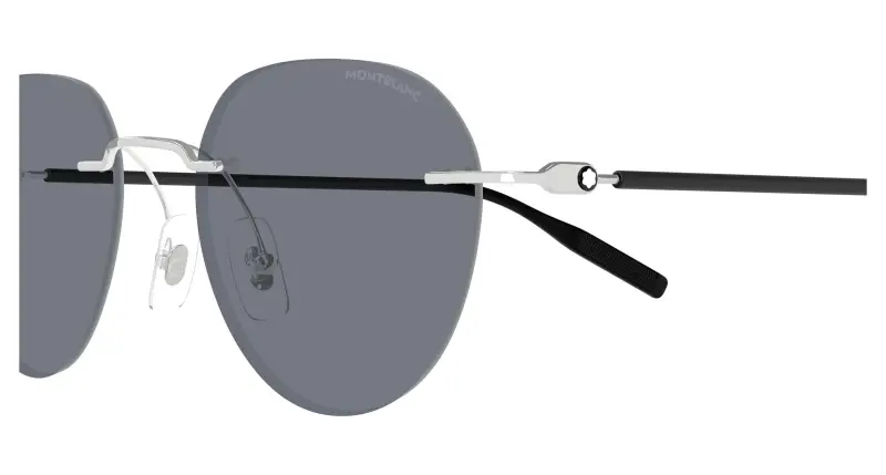 Montblanc Occhiali da sole Uomo Argento 3407992 miniatura 3