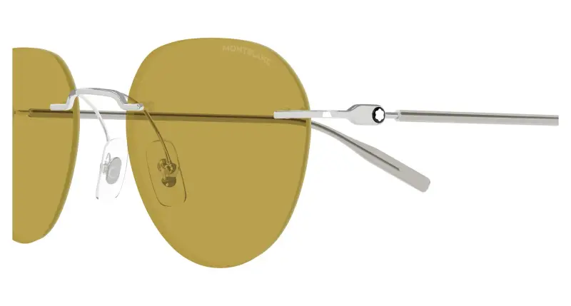 Montblanc Occhiali da sole Uomo Argento 3529592 miniatura 3