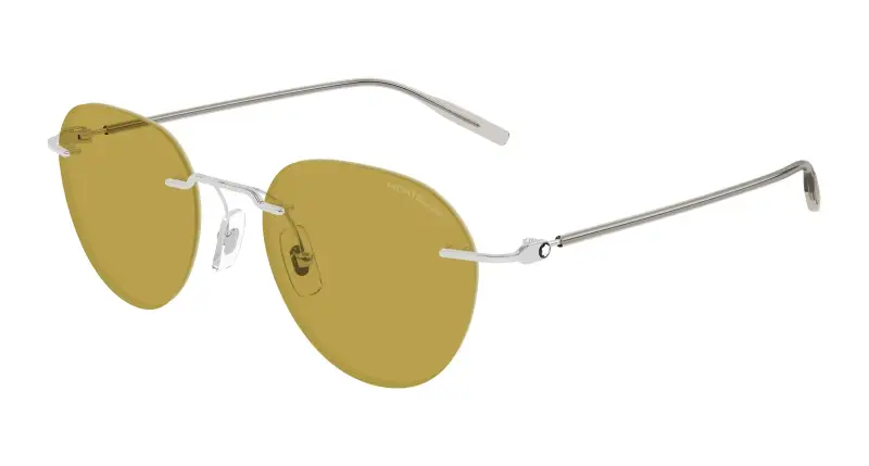 Montblanc Occhiali da sole Uomo Argento 3529592
