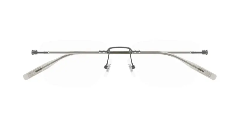 Uomo MB0431O 001 Montature da vista Metallo Rutenio Trasparente Squadrata miniatura 2