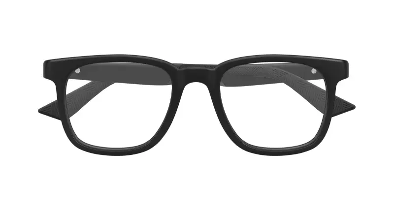 Uomo MB0433O 002 Montature da vista Iniettato Nero Trasparente Squadrata miniatura 2