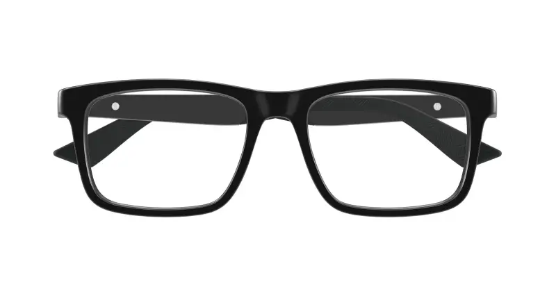 Uomo MB0434O 002 Montature da vista Iniettato Nero Trasparente Squadrata miniatura 2