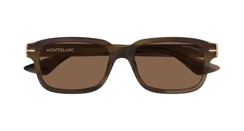 Montblanc Occhiali da sole Uomo Marrone 3530636 miniatura 2