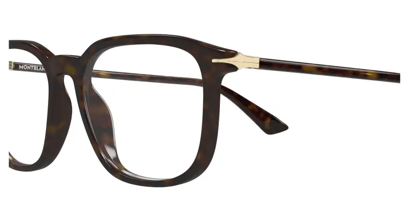 Uomo MB0438O 002 Montature da vista Acetato Havana Trasparente Squadrata miniatura 3