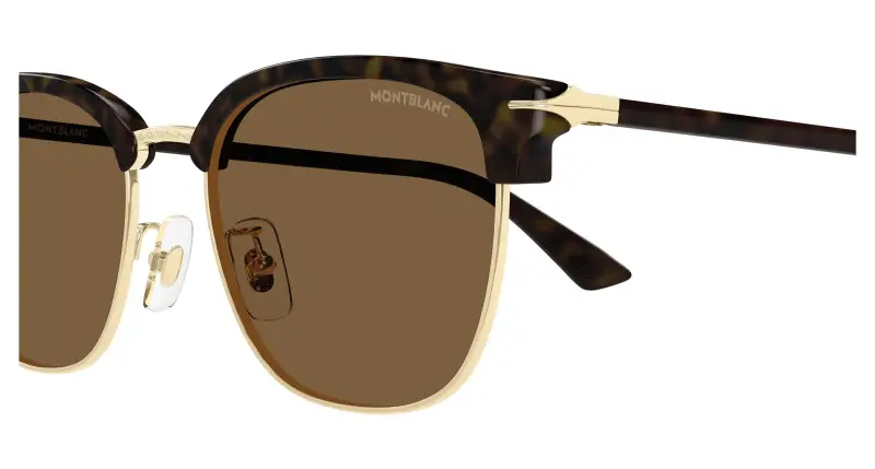 Montblanc Occhiali da sole Uomo Marrone 3533939 miniatura 3