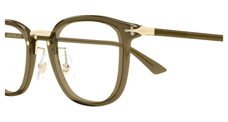 Uomo MB0440OA 004 Montature da vista Acetato Marrone Trasparente Rotonda miniatura 3