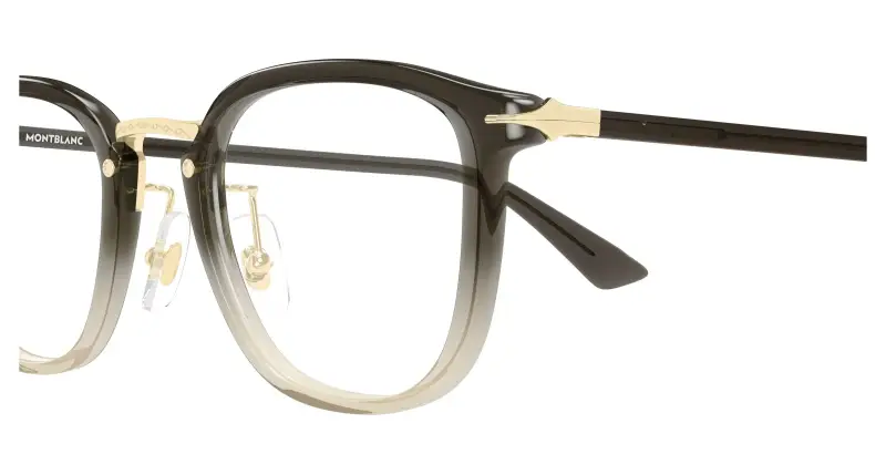 Uomo MB0440OA 005 Montature da vista Acetato Grigio Trasparente Rotonda miniatura 3