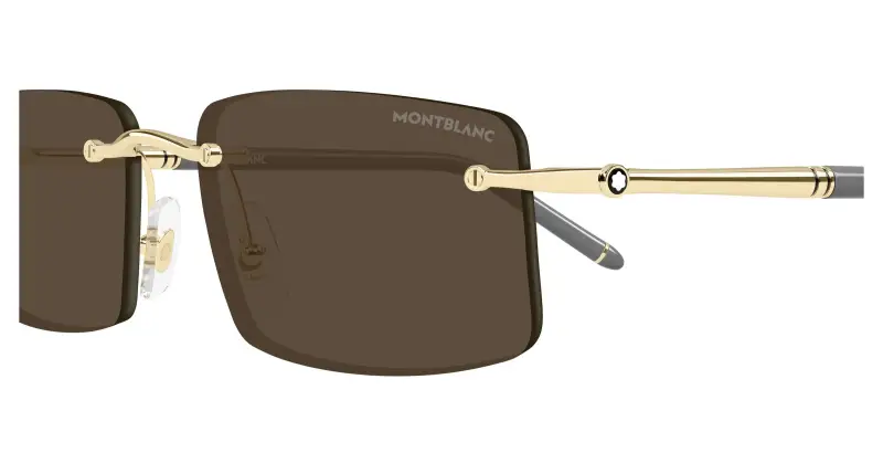 Montblanc Occhiali da sole Uomo Marrone 3533933 miniatura 3