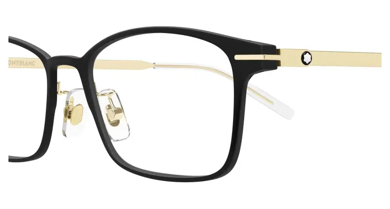 Uomo MB0449OJ 001 Montature da vista Nero Trasparente Squadrata miniatura 3