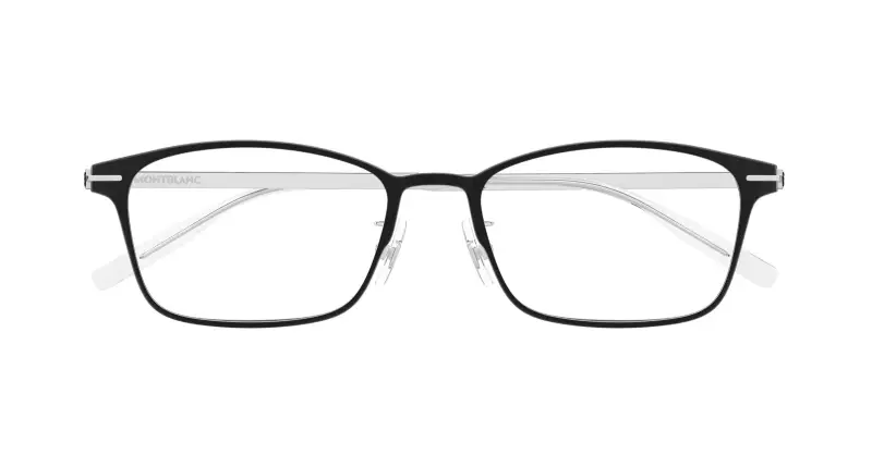 Uomo MB0449OJ 002 Montature da vista Nero Trasparente Squadrata miniatura 2