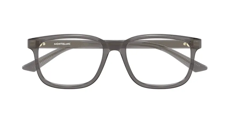 Uomo MB0452O 004 Montature da vista Acetato Grigio Trasparente Squadrata miniatura 2