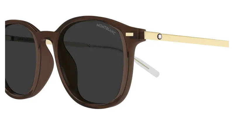 Montblanc Occhiali da sole Uomo Grigio 3531236 miniatura 3