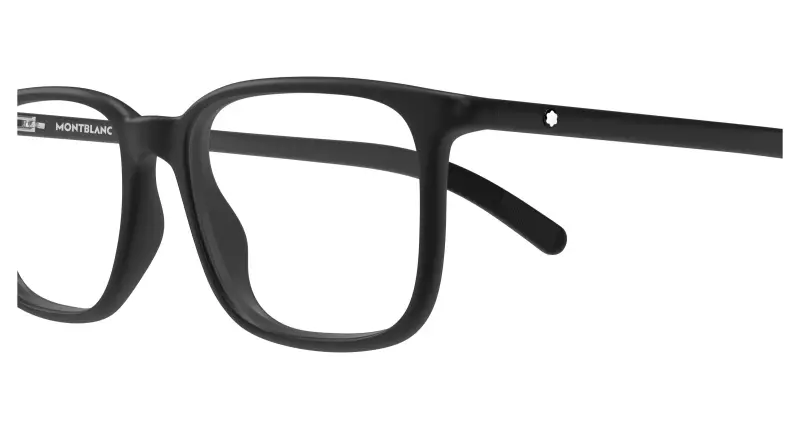 Uomo Montblanc MB0328O 005 Montature da vista Acetato Nero Trasparente Squadrata miniatura 3